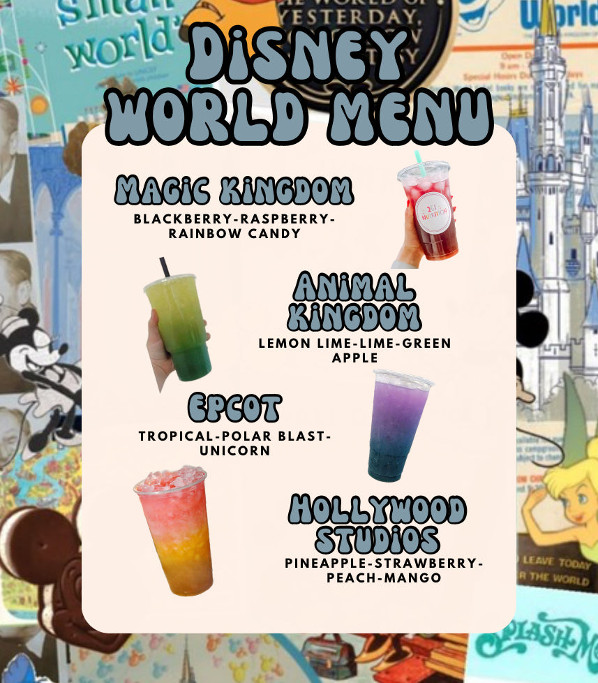 Disney world Menu